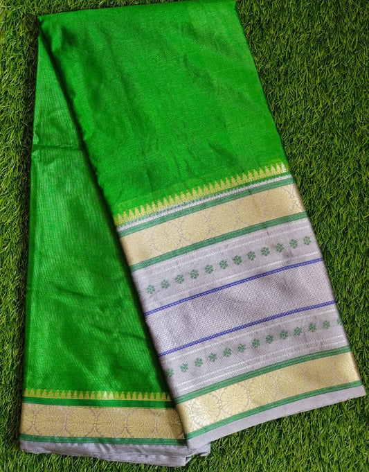 Green Warm Silk Saree