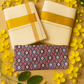 Kerala Kasavu Off white Saree