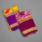 Digital semi Mysore Silk Crepe Saree