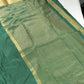 Emerald Green Zari Crepe Silk Saree